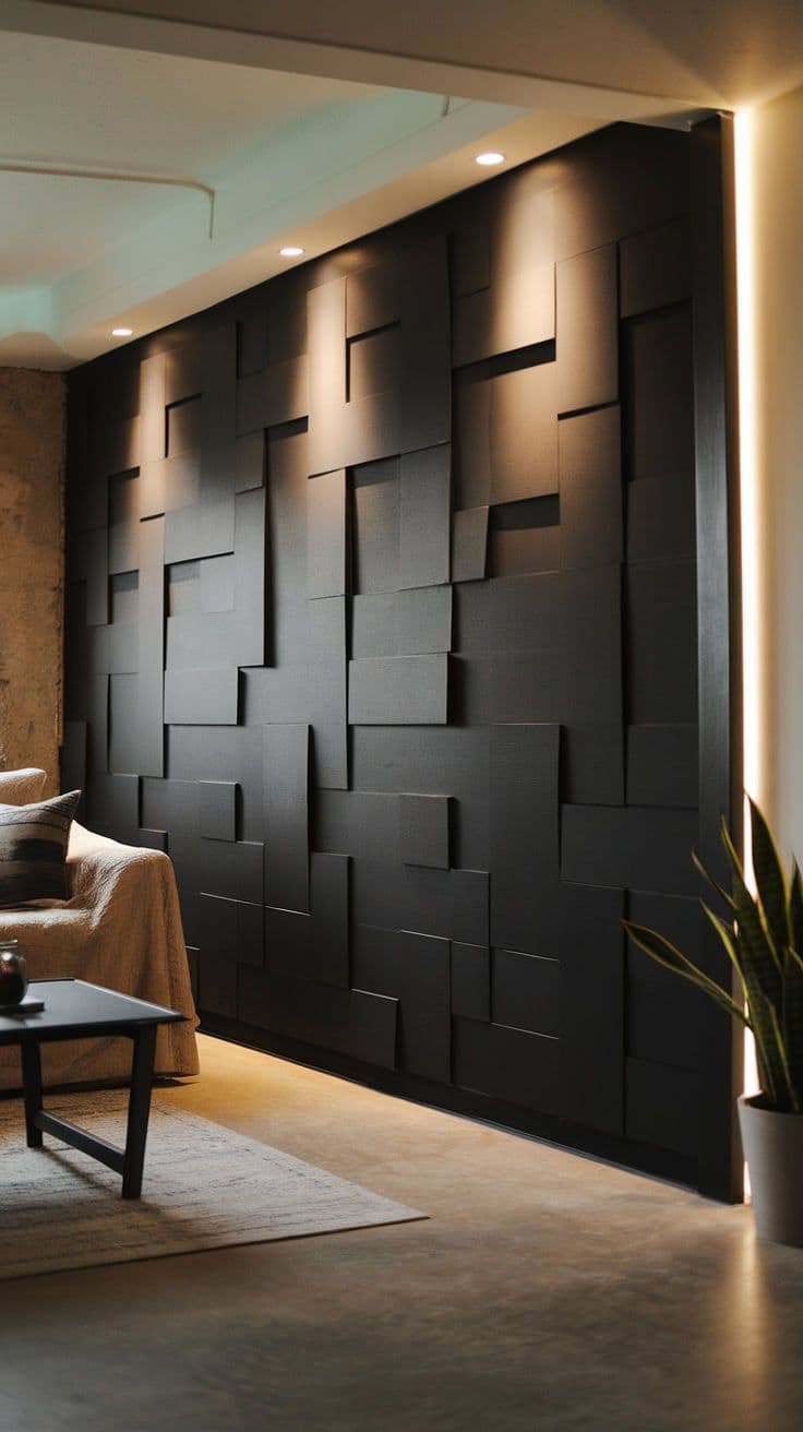 Modern Wall Panelling - MBR Vastukalp construction services
